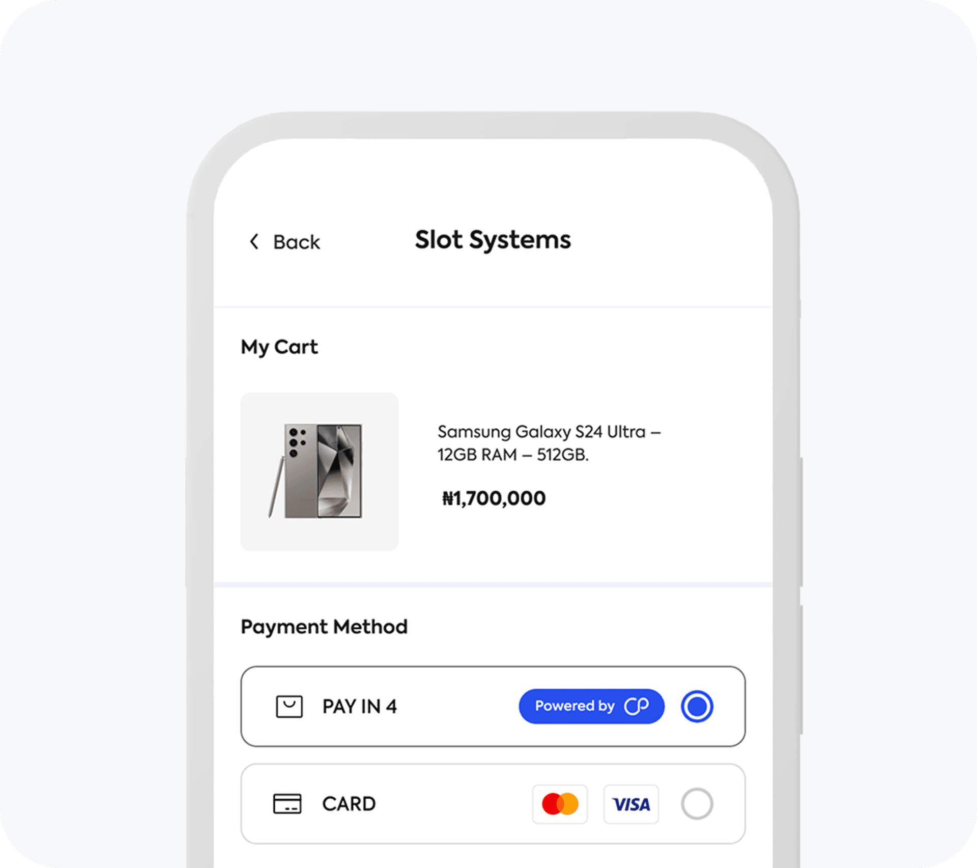 Mobile checkout with CredPal